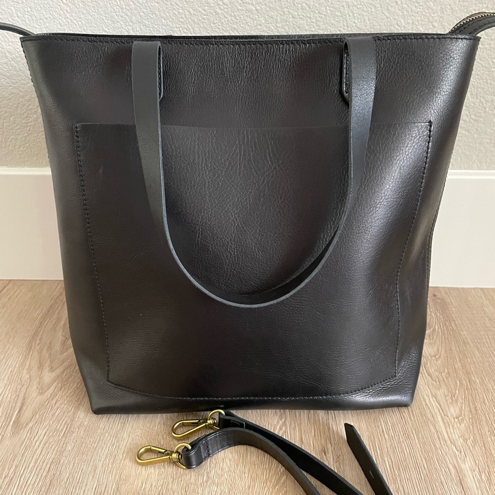 Madewell Zip Top Medium Transport Tote Bag NWOT